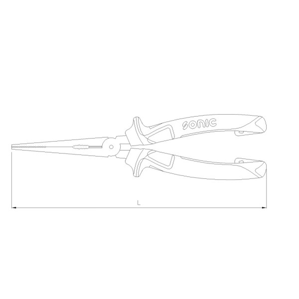 Replės ilgais galais 8", Sonic Equipment, 4321200