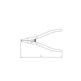 Skečiamos replės žiedams lenktais galais, Sonic Equipment (43613, SONIC)