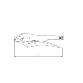 Reguliuojamo dydžio fiksavimo replės 10", Sonic Equipment (4380250, SONIC)