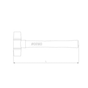 Sonic Plastic Hammer with Sand 400g (4620400, SONIC)