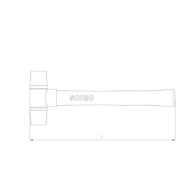Sonic plastikinis plaktukas su smėliu 400 g (4620400, SONIC)