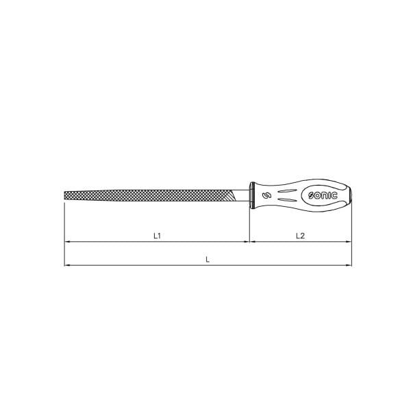 Trikampė dildė 8“, Sonic Equipment (46914, SONIC)