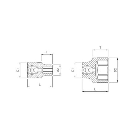Galvutė 1/4 7mm, Sonic Equipment (21507, SONIC)