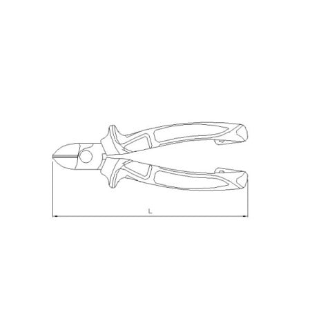 Sonic elektriko šoninės žnyplės 165 mm 1000V (4342160, SONIC)