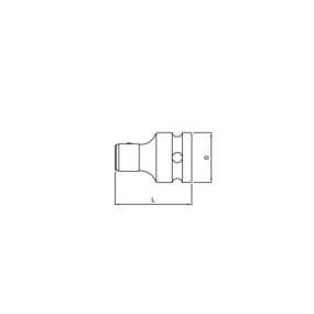 Antgalių laikiklis 1/2 "(F) x 10mm (F) (72033, SONIC)