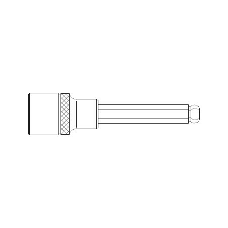 Apvali šešiakampė galvutė 3/8'', 4 mm, SONIC EQUIPMENT (8209004, SONIC)