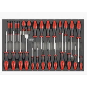 Atsuktuvų rinkinys į vežimėlį, 27vnt., Sonic Equipment, 602716