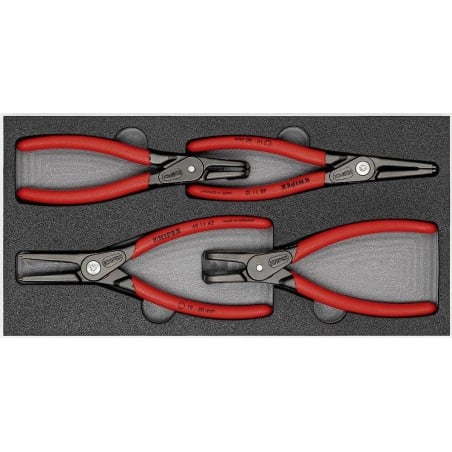 Įrankių komplektas į vežimėlius (4vnt) (00 20 01 V09, KNIPEX)