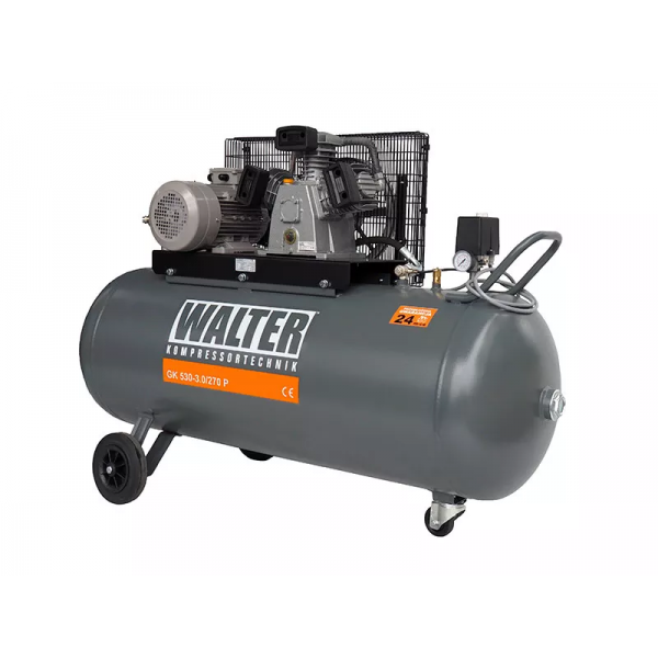 Reciprocating compressor GK 530 440l/min 3kW 270L Walter (GK 530_270)