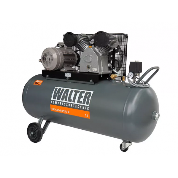 Reciprocating compressor GK 630 550l/min 4 kW 270L Walter (GK 630_630)