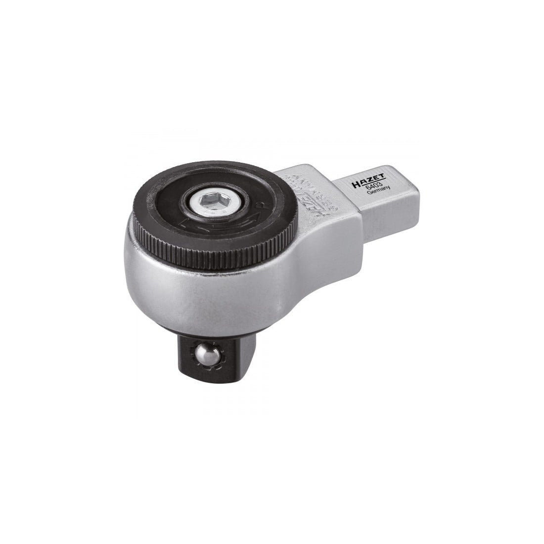 Insert reversible ratchet - 9 x 12 mm insert square, solid (6403, HAZET)