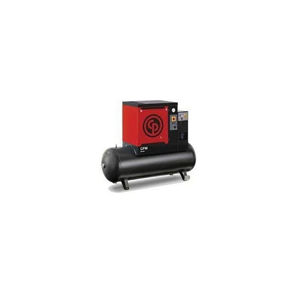 Sraigtinis oro kompresorius su rinktuvu ir oro džiovintuvu CPM 5,5 8 200, Chicago Pneumatic (4152054398, CHICAGO PNEUMATIC)