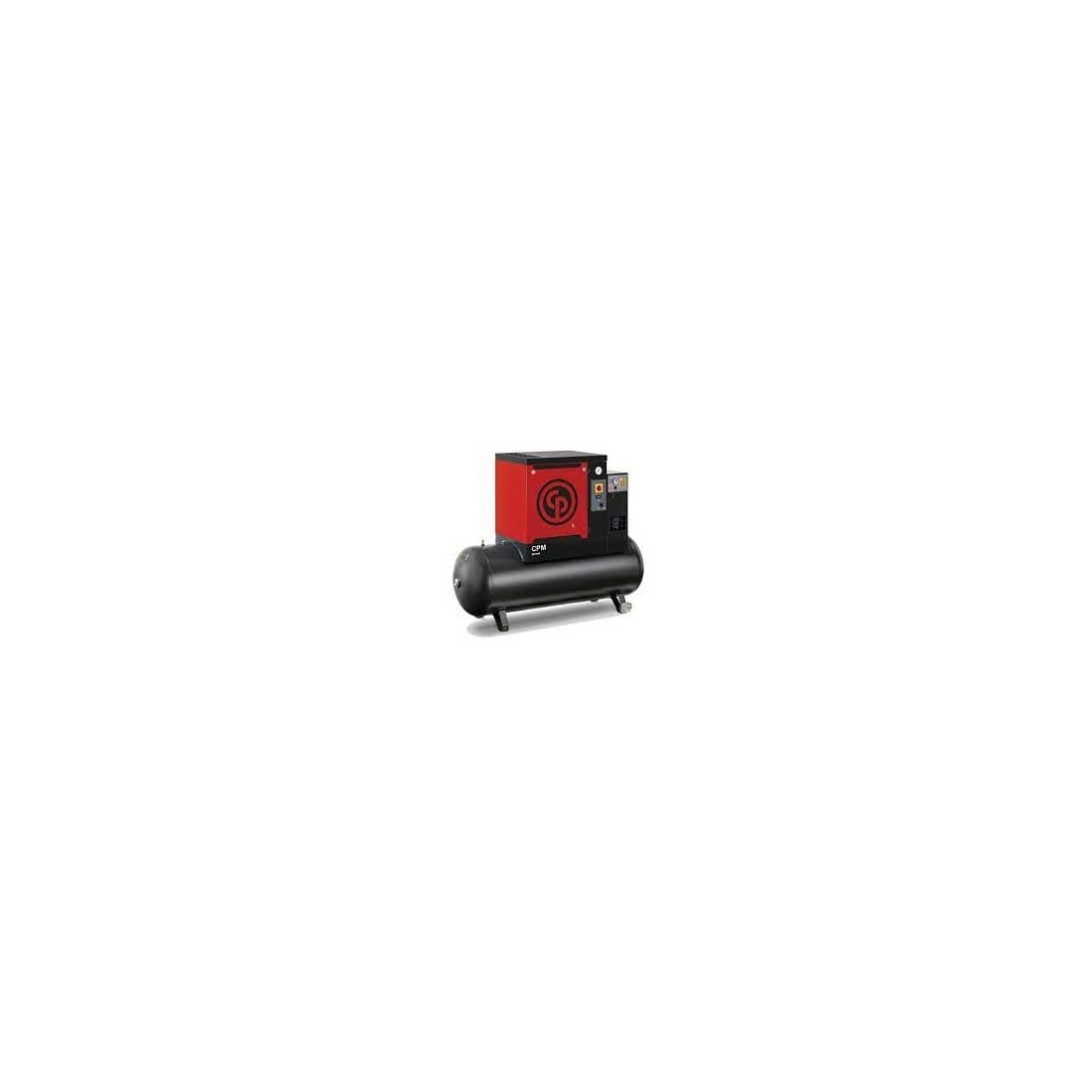 Rotary Screw Air Compressor with Air Receiver and Dryer CPM 5.5 8 200, Chicago Pneumatic (4152054398, CHICAGO PNEUMATIC)