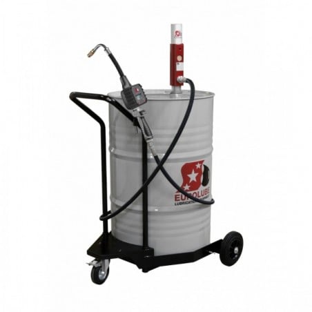Mobile oil dispenser adapted for 208l drums Eurolube Equipment (137-46, EUROLUBE EQUIPMENT)