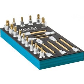 Screwdriver socket set (163-492/22, HAZET)