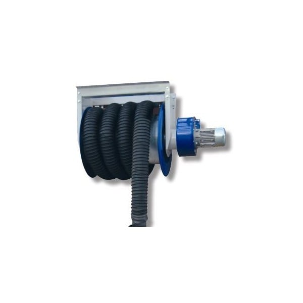 Electric exhaust gas extraction coil with fan, FILCAR (DRWA-100/13-SB, FILCAR)