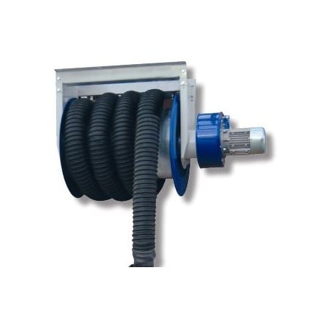 Electric exhaust gas extraction coil with fan, FILCAR (DRWA-100/13-SB, FILCAR)