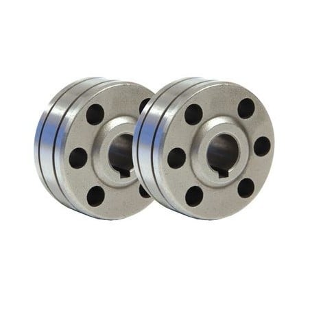 Wire feed wheel for steel wires, Ø 1.0/1.2 mm (046849, GYS)