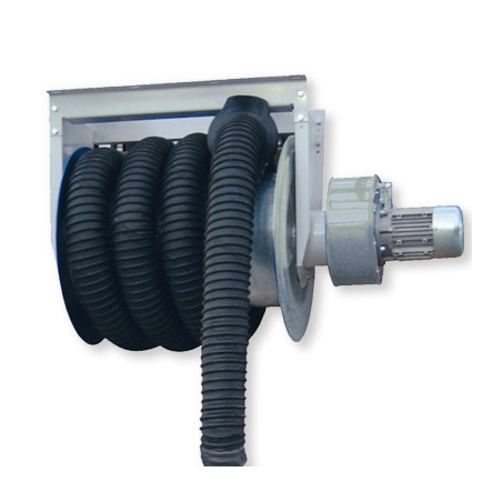Exhaust gas collection coil with fan CORAL (AMA-150/10-SB)