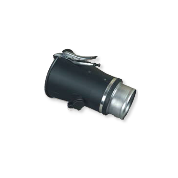 Antgalis su gnybtu duju 150mm dujų ištraukimo žarnai CORAL AUTOTIVE EQUIPMENT (BNPG-150/200)