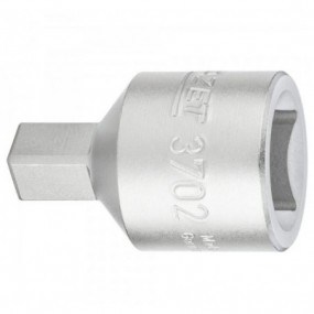 Oil service screwdriver socket - 1/2 inch (12.5 mm) square, hollow (3702, HAZET)