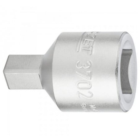 Oil service screwdriver socket - 1/2 inch (12.5 mm) square, hollow (3702, HAZET)