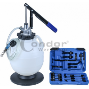 Alyvos siurblys 7.5L + 17 vnt. pavarų dėžės adapterių (C3996A)