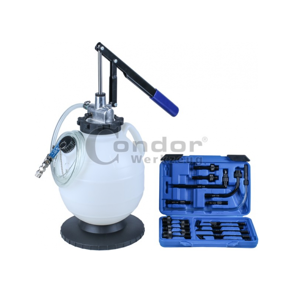 Alyvos siurblys 7.5L + 17 vnt. pavarų dėžės adapterių (C3996A)