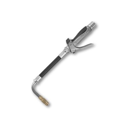 Oil control gun with 90° flexible outlet, manual non-drip (10377, EUROLUBE EQUIPMENT)