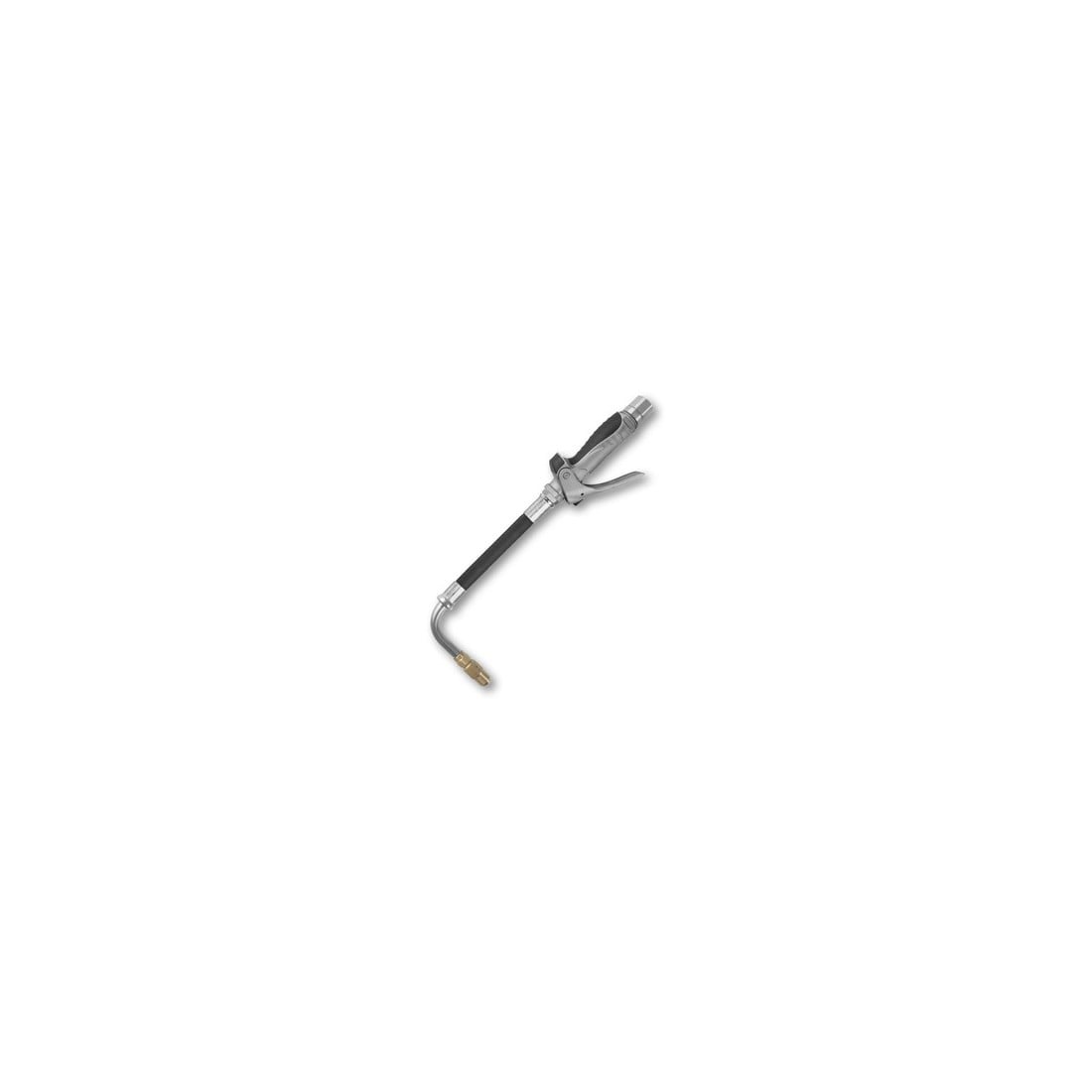 Oil control gun with 90° flexible outlet, manual non-drip (10377, EUROLUBE EQUIPMENT)