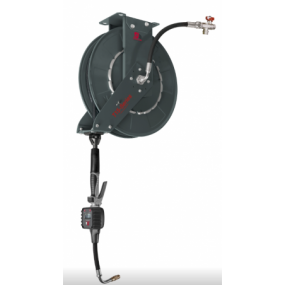 T15 Hose Reel kit Oil - 15mx1/2" with digital meter (317-06, EUROLUBE EQUIPMENT)