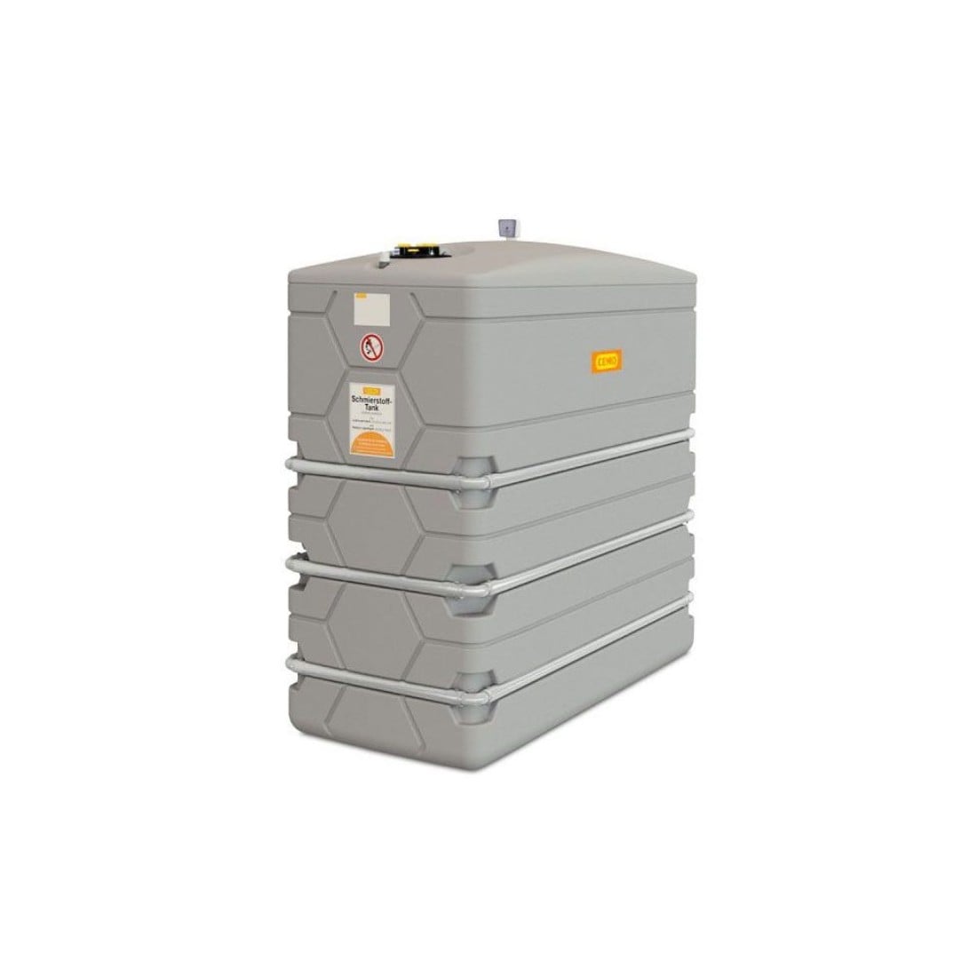 DWT talpa su dvigubomis sienelėmis Profitank, 2000 l, CEMO (11665)