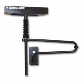 Used oil collection container with hand for working in the pit Eurolube (16795, EUROLUBE EQUIPMENT)