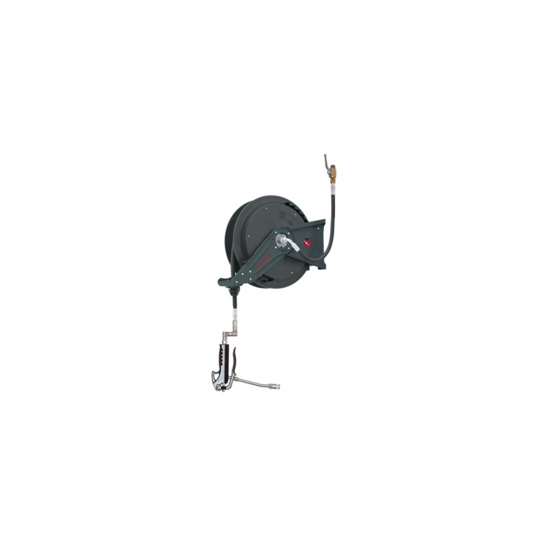 Reel for supply of consistent grease open type with gun EUROLUBE (327-12, EUROLUBE EQUIPMENT)