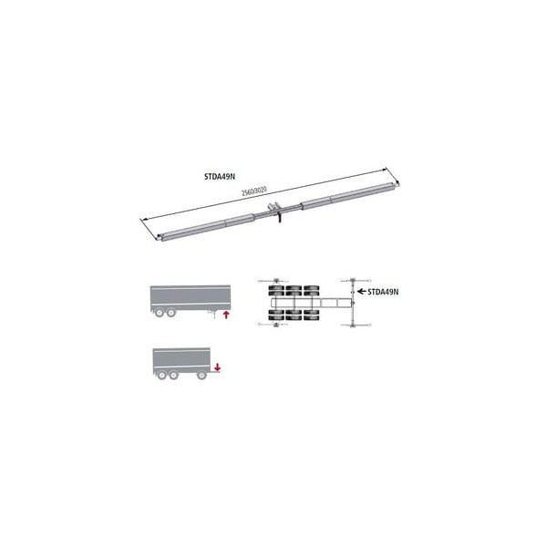 Device for truck trailer alignment Suitable, RAVAGLIOLI (STDA49N)