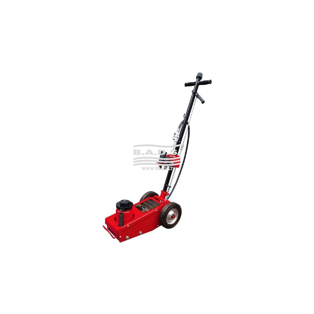 The jack is pneumatic (TQ22001, TONGRUN)