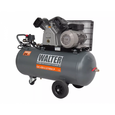 Stūmoklinis kompresorius 340l/min 2.2 kW 50L Walter (GK 420_50A)