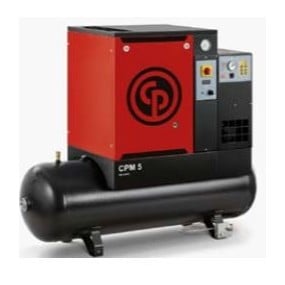 Rotary Screw Air Compressor with Air Receiver CPBG 34 500, 10 bar, 4152030862, Chicago Pneumatic