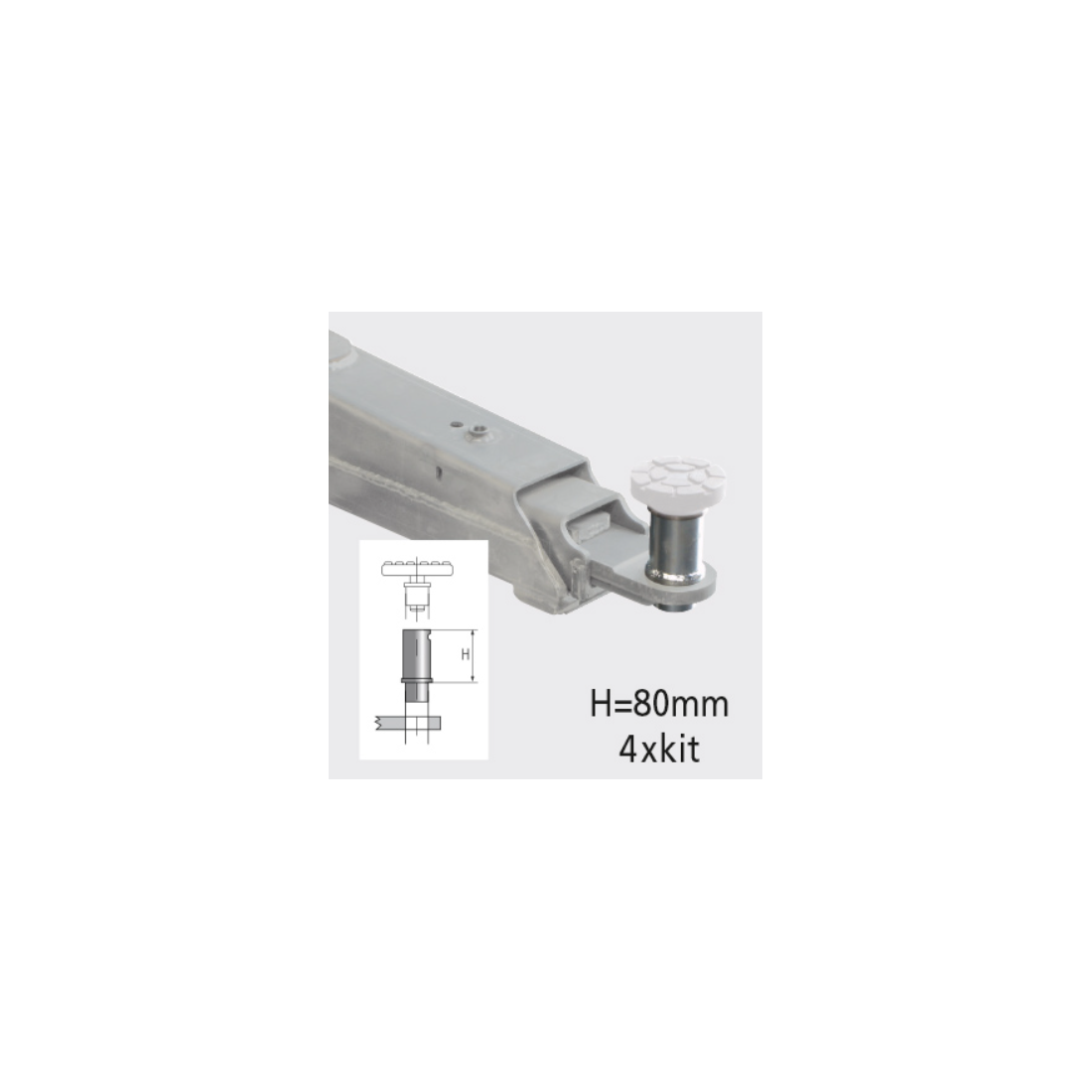 Praaukštinimai 80 mm (4vnt) RAVAGLIOLI (S224A3)