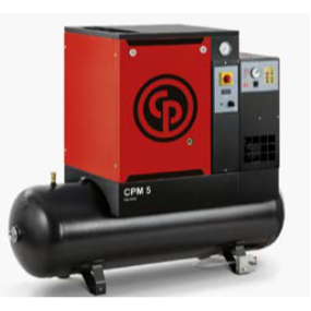 Sraigtinis oro kompresorius su oro džiovintuvu ir 200 l rinktuvu CPM 9 200L D 8, 4152054432, Chicago Pneumatic