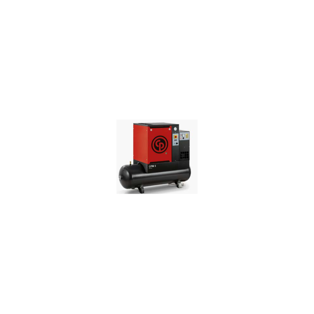 Sraigtinis oro kompresorius su oro džiovintuvu ir 200 l rinktuvu CPM 9 200L D 8, Chicago Pneumatic (4152054432, CHICAGO PNEUMATI