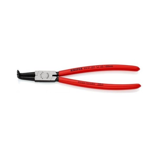 Replės vidiniams fiksavimo žiedams lenktos 90° 40-100mm (44 21 J31, KNIPEX)