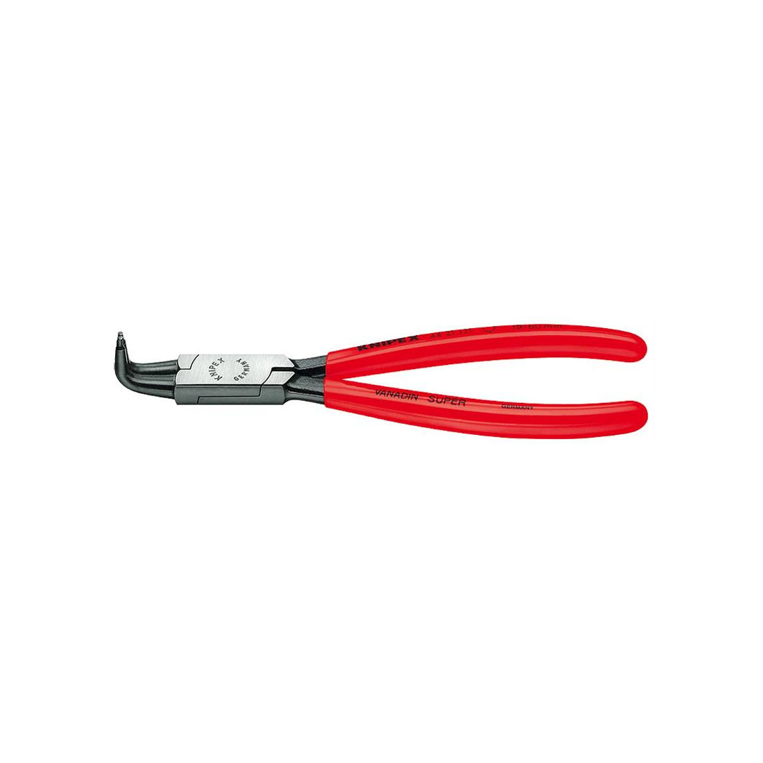 Replės vidiniams fiksavimo žiedams lenktos 90° 85-140mm (44 21 J41, KNIPEX)