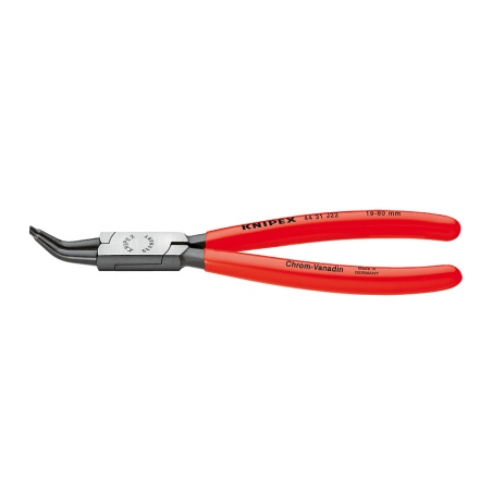 Replės vidiniams fiksavimo žiedams lenktos 45° 19-60mm (44 31 J22, KNIPEX)