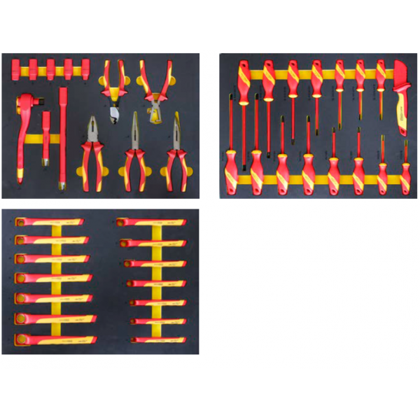 Electrician's tool set (43 units), Spin (05.090.99, SPIN)