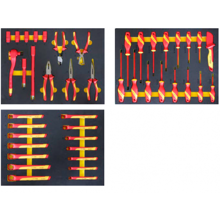 Electrician's tool set (43 units), Spin (05.090.99, SPIN)