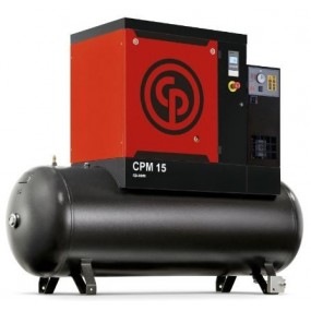 Screw air compressor with...