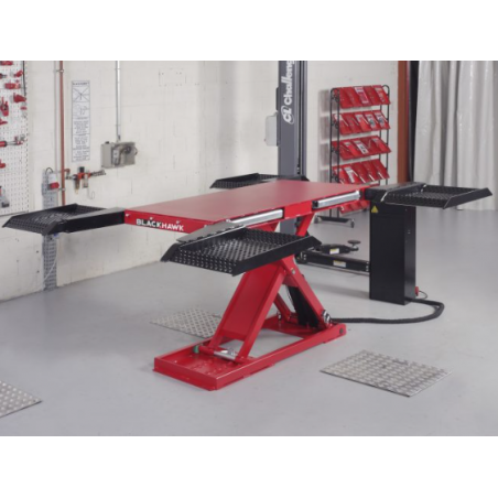 Electro-hydraulic scissor lift for body repair BLACKHAWK (STL50, BLACKHAWK)