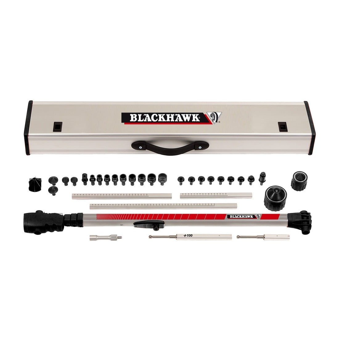 BlackHawk TechTram teleskopinis matavimo priestaisas automobilių kėbulų diagnostikai su skaitmeniniu ekranu (400 mm – 2665 mm) (