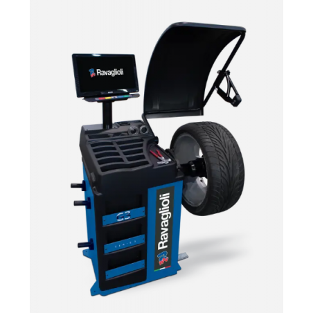 Electronic wheel balancer with microprocessor, GP3.150WS, RAVAGLIOLI (RAV.G3150.201386)